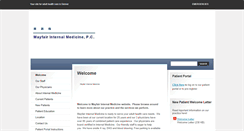 Desktop Screenshot of mayfairinternalmed.com